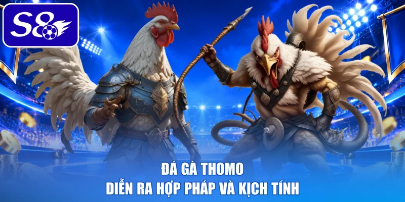 Đá gà Thomo diễn ra hợp pháp và kịch tính